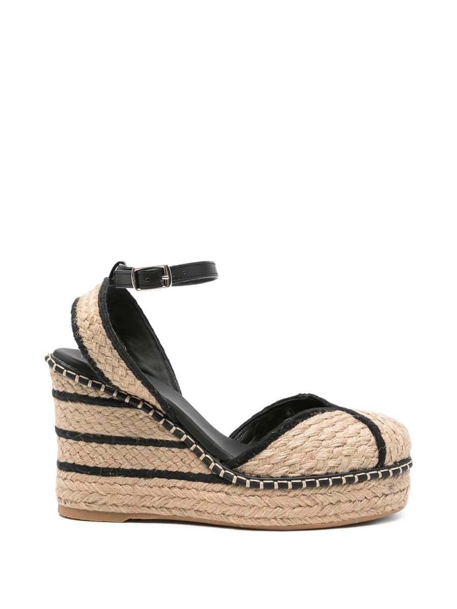 Castañer Castañer Striped Wedge Espadrilles