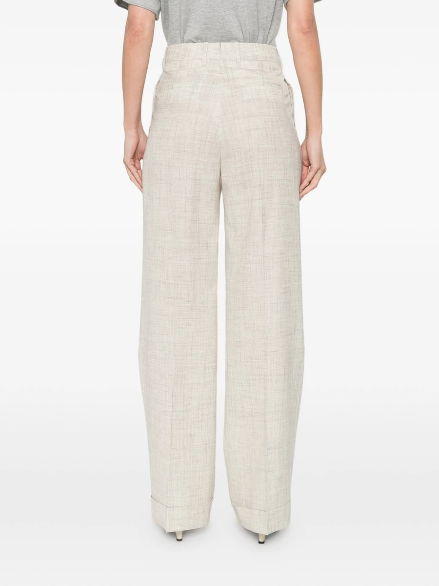 Berwich Berwich Simona Pleated Trousers, view 3