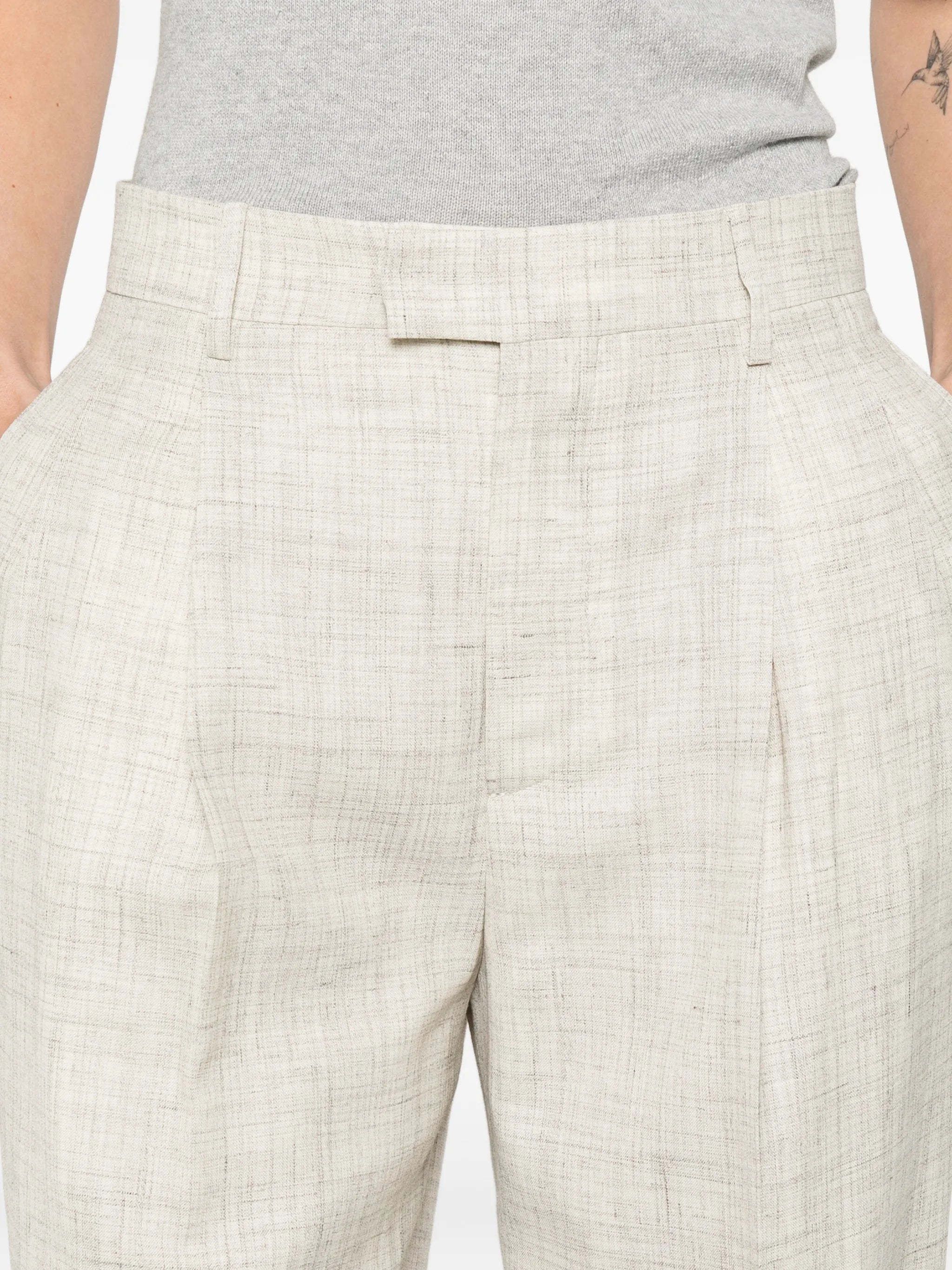 Berwich Berwich Simona Pleated Trousers, view 2