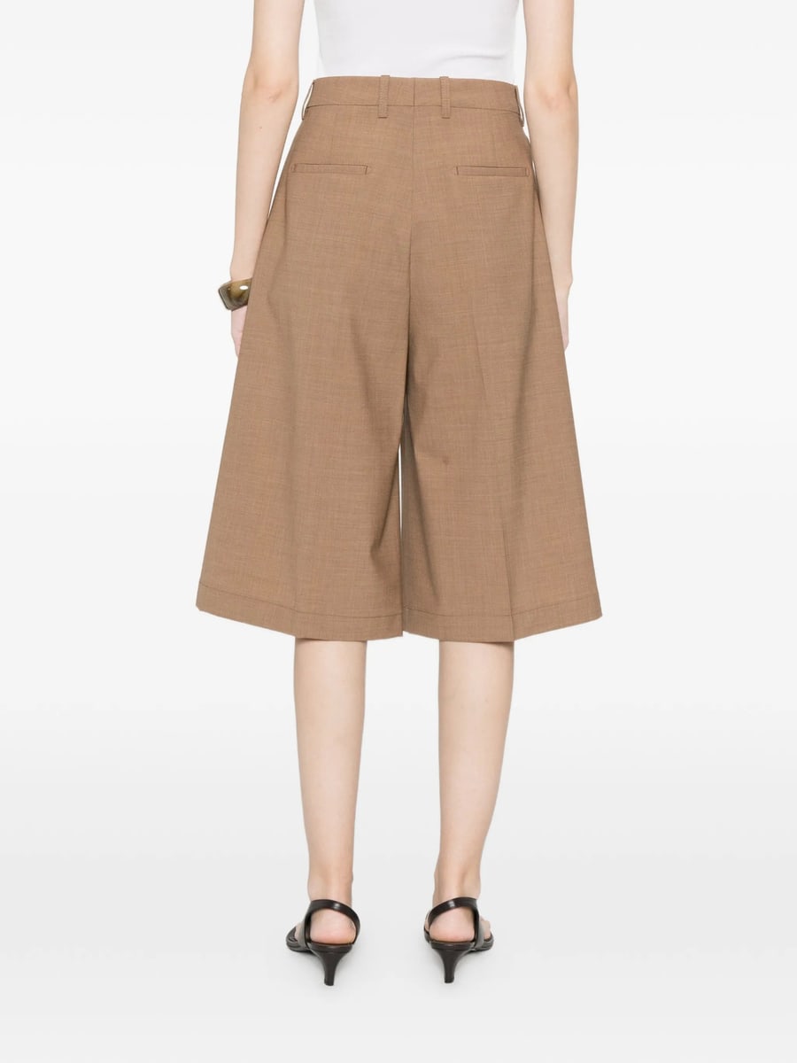 Berwich Berwich Linda Pleated Shorts, view 2