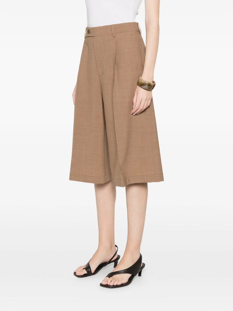 Berwich Berwich Linda Pleated Shorts, view 5