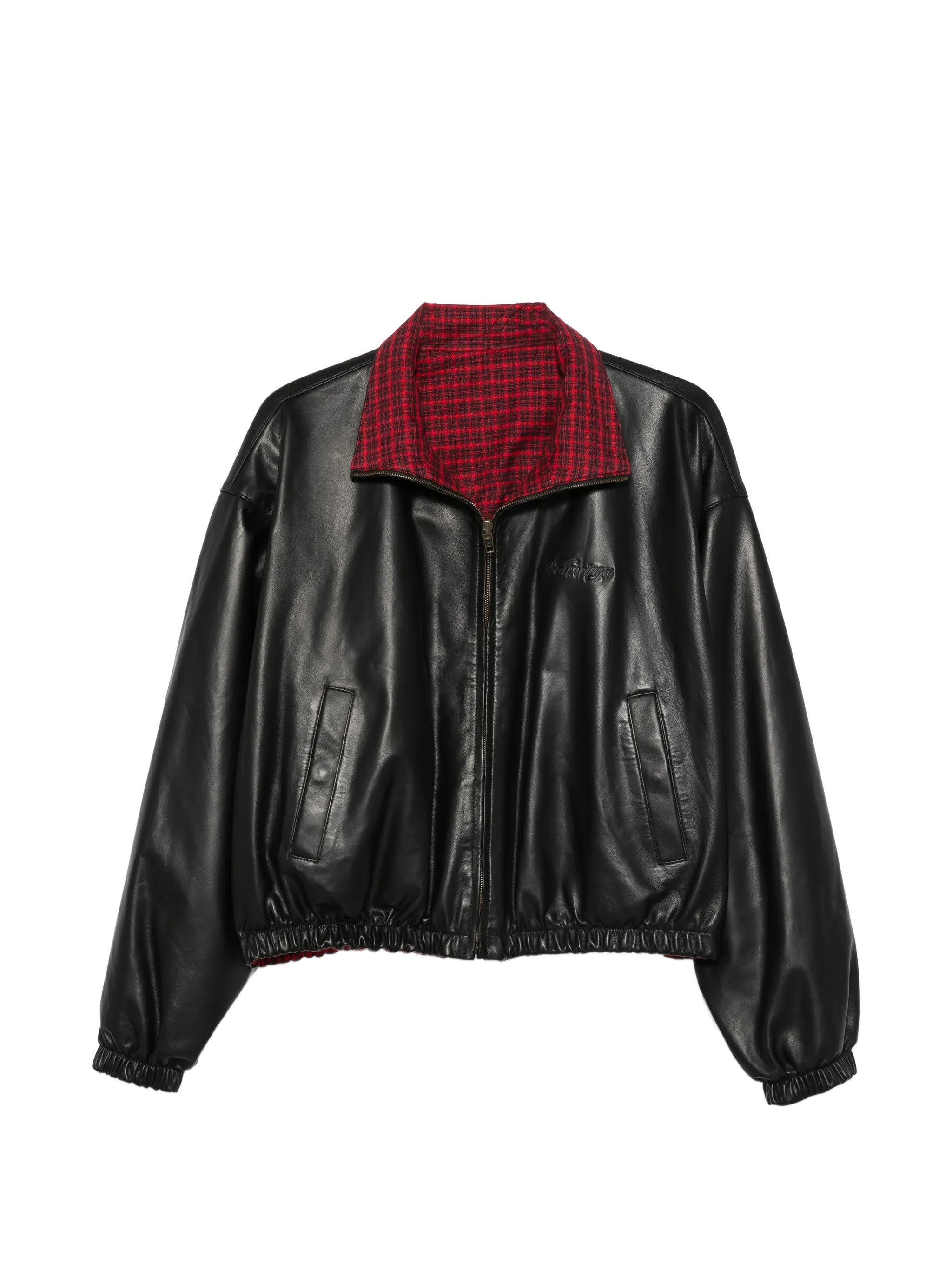 Balenciaga Balenciaga Check Embroidered Jacket