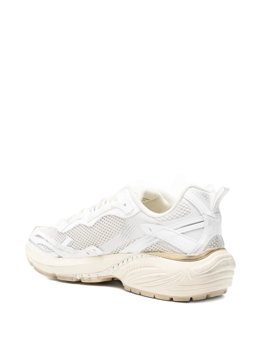 Represent Represent Storm-Torn Mesh Panelled Sneakers, view 4
