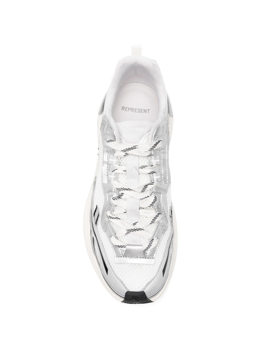 Represent Represent Storm-Torn Mesh Sneakers, view 2