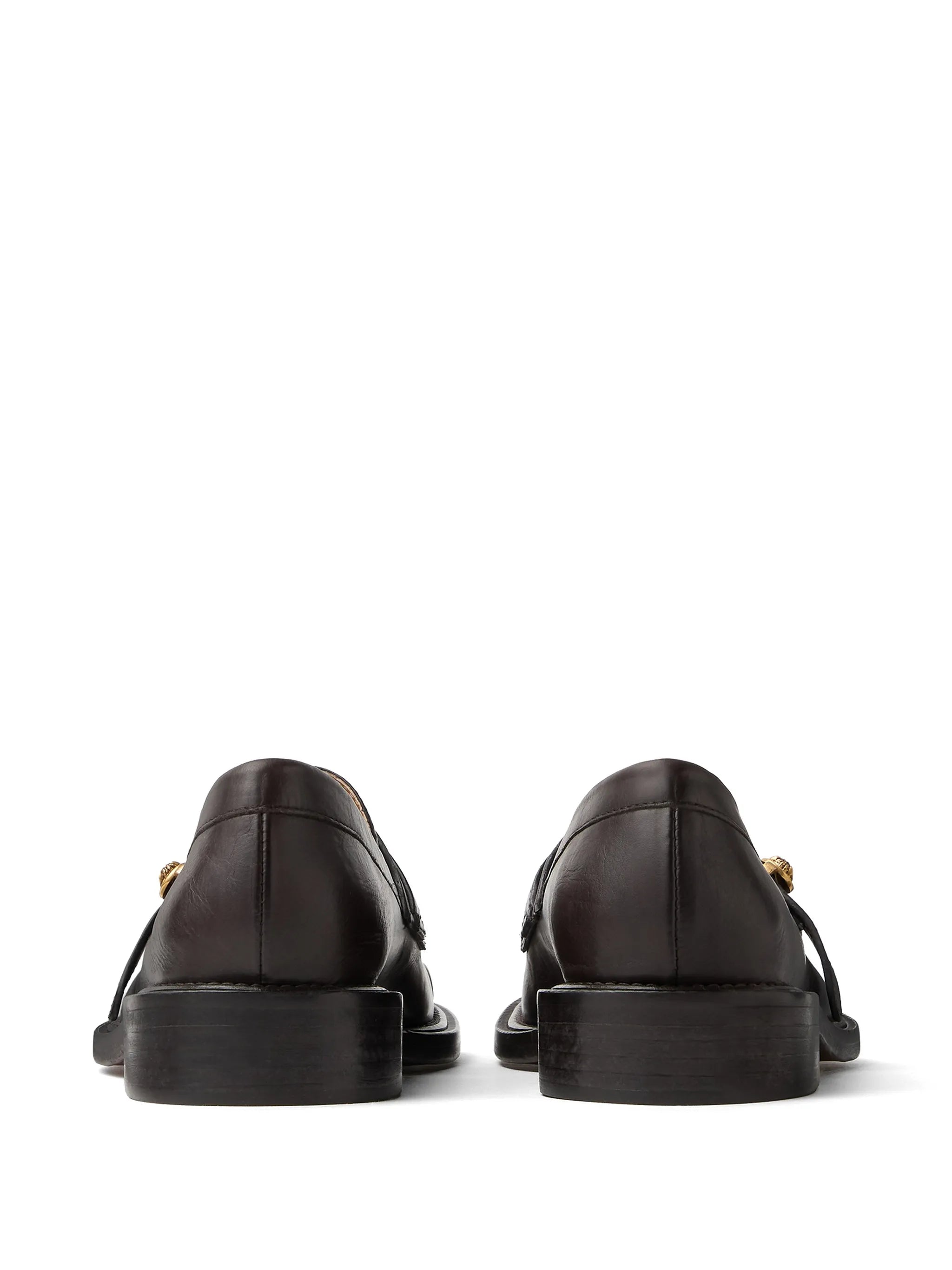 Versace Versace Primo Leather Loafers, view 2