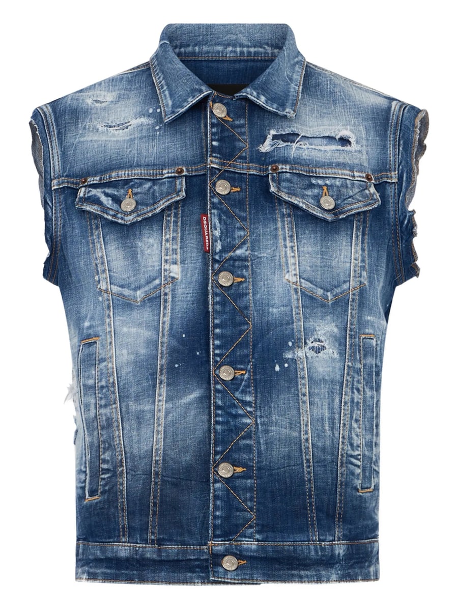 Dsquared2 Dsquared2 Medium Side By Side Wash Classic Vest