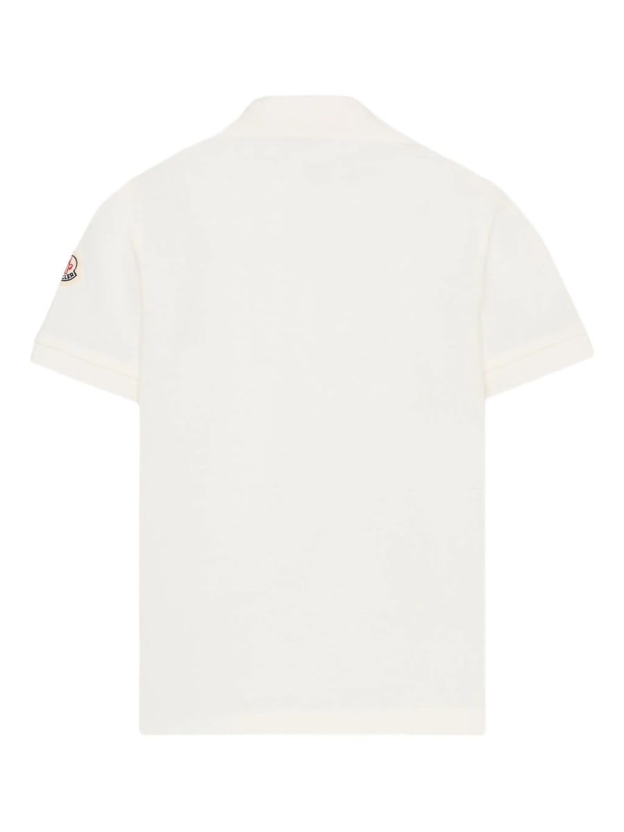 Moncler Moncler Logo-patch Polo Shirt, view 4