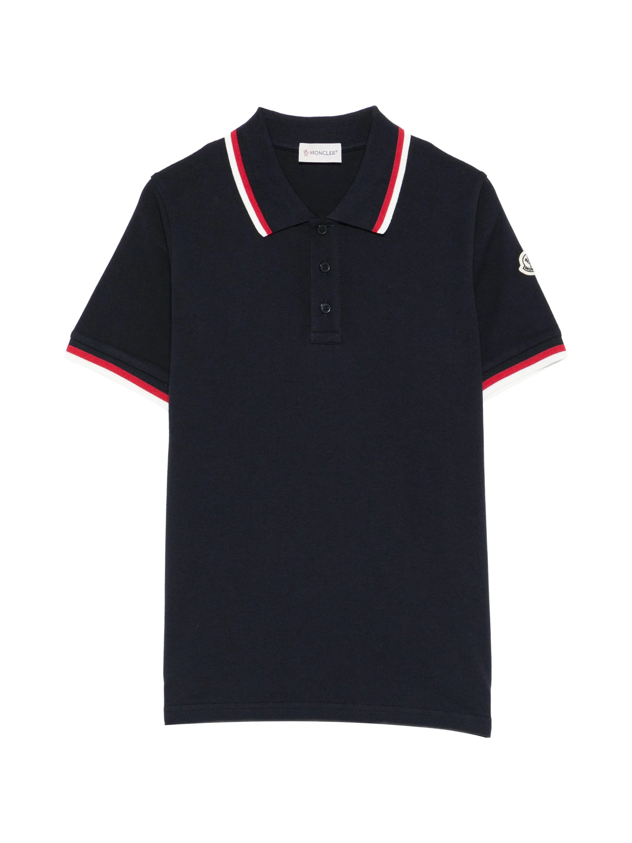 Moncler Moncler Logo-patch Polo Shirt