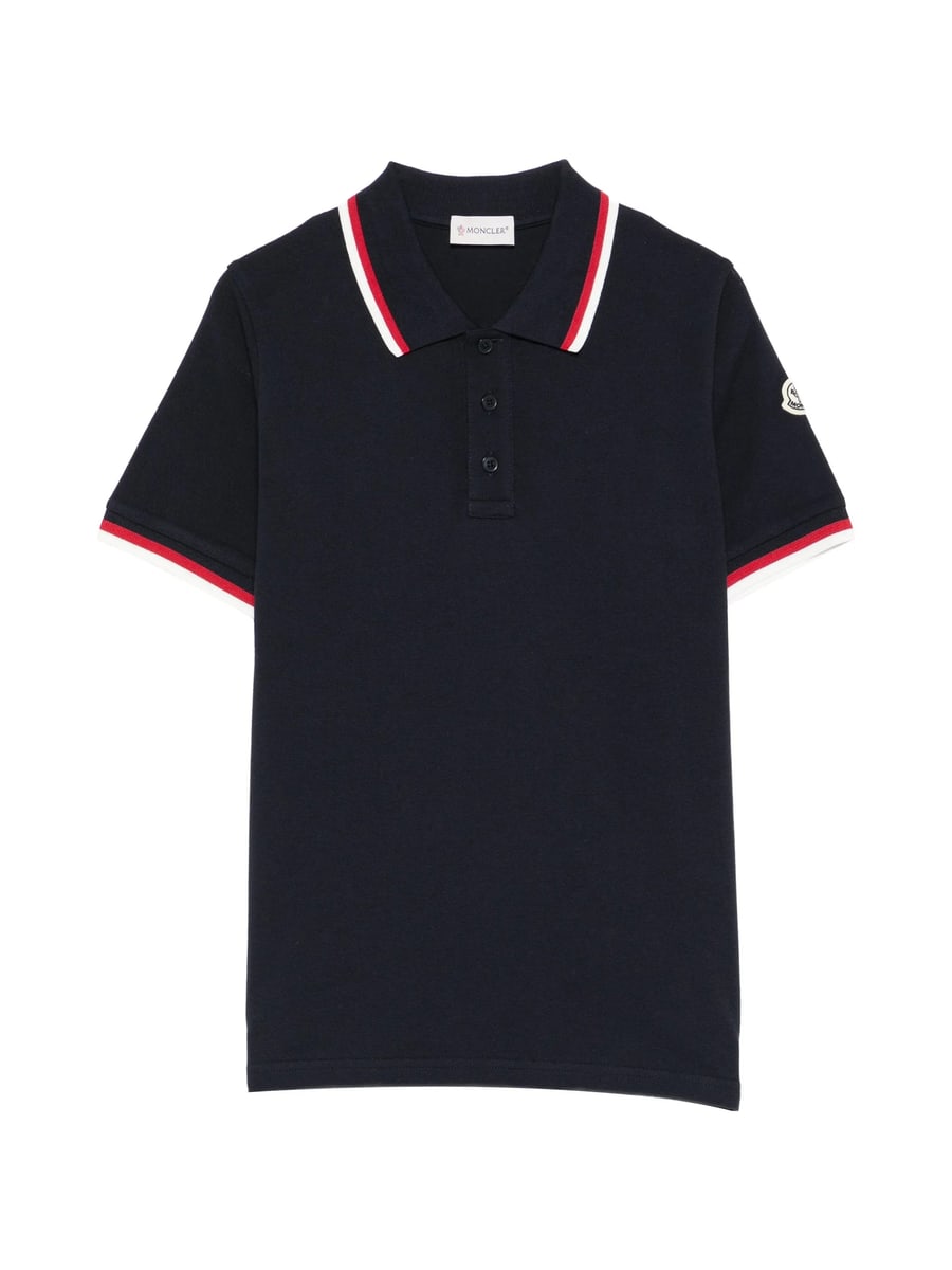 Moncler Moncler Logo-patch Polo Shirt