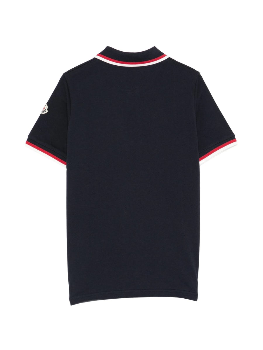 Moncler Moncler Logo-patch Polo Shirt, view 3