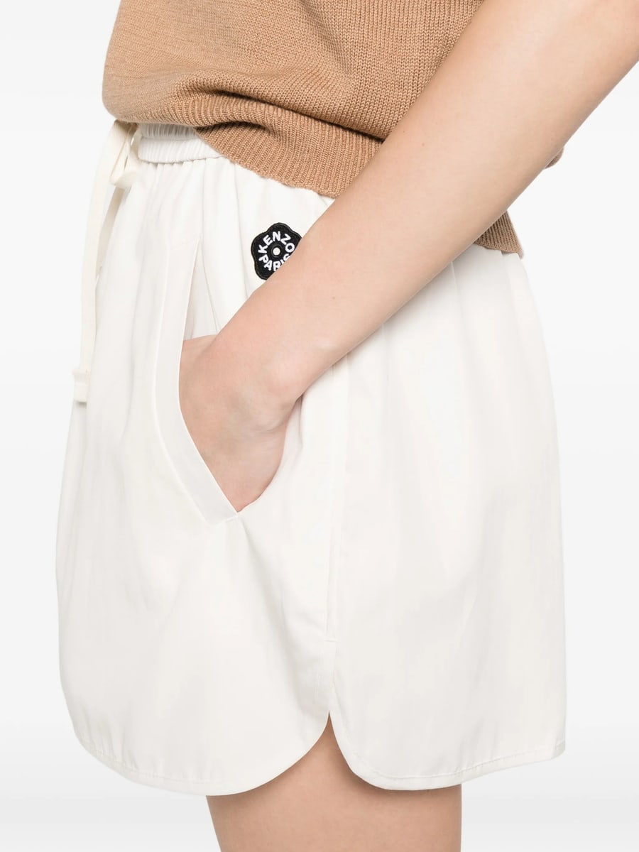 Kenzo Kenzo Logo-patch Drawstring Mini Skirt, view 2