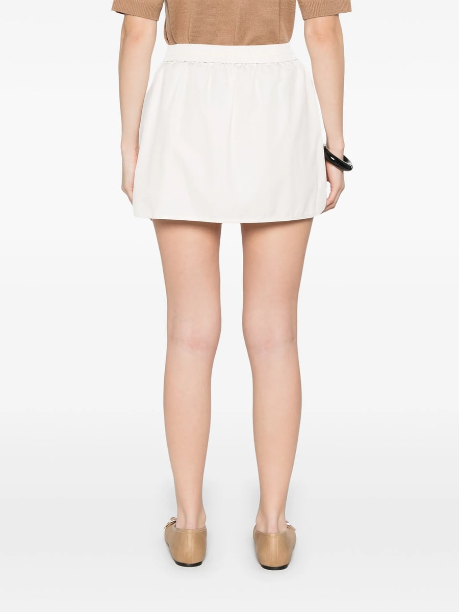 Kenzo Kenzo Logo-patch Drawstring Mini Skirt, view 5