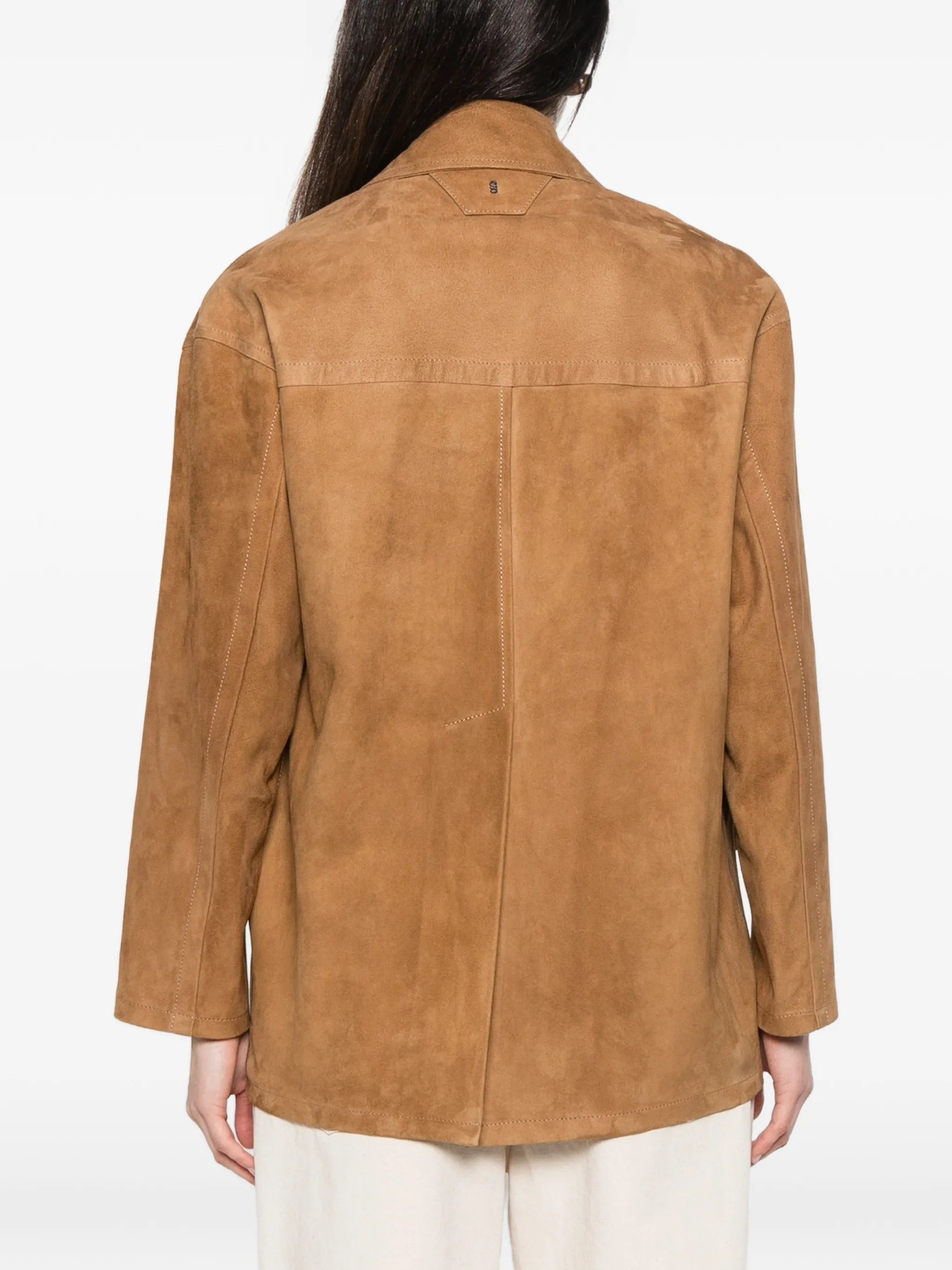 Santoro Santoro Button-up Patch-pocket Jacket, view 2