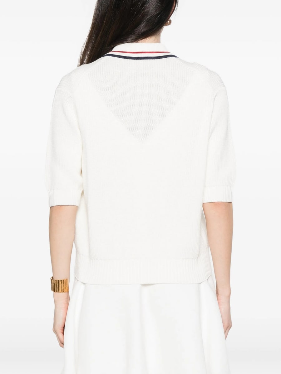Brunello Cucinelli Brunello Cucinelli Collared Ribbed Knitwear, view 3