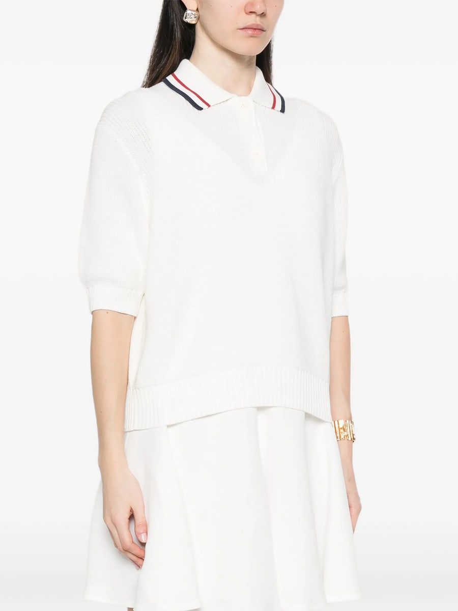 Brunello Cucinelli Brunello Cucinelli Collared Ribbed Knitwear, view 5