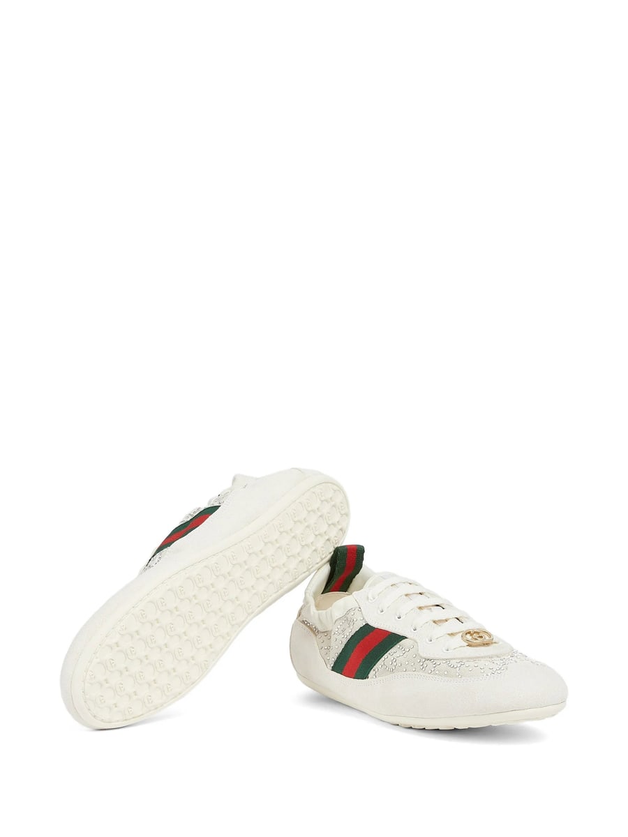 Gucci Gucci Shift GG Crystal Sneakers, view 2