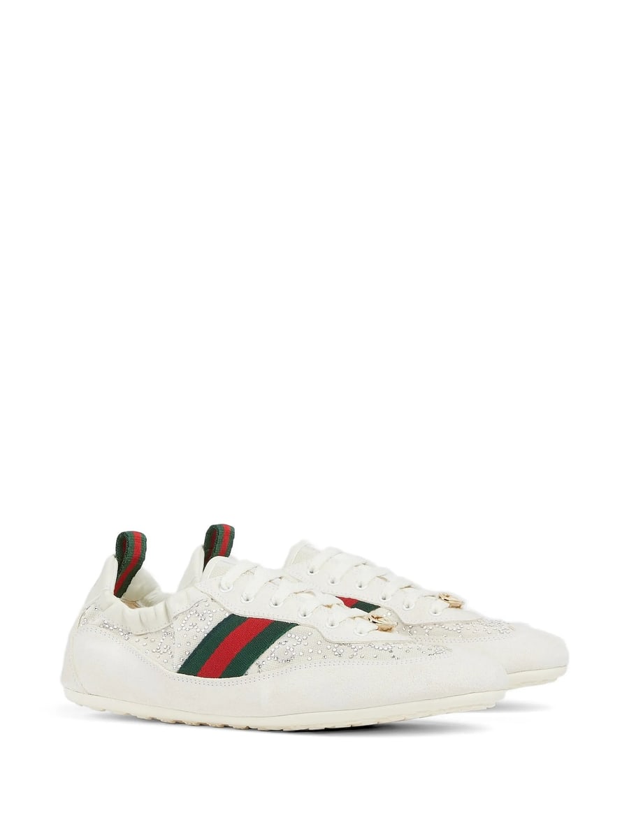 Gucci Gucci Shift GG Crystal Sneakers, view 4