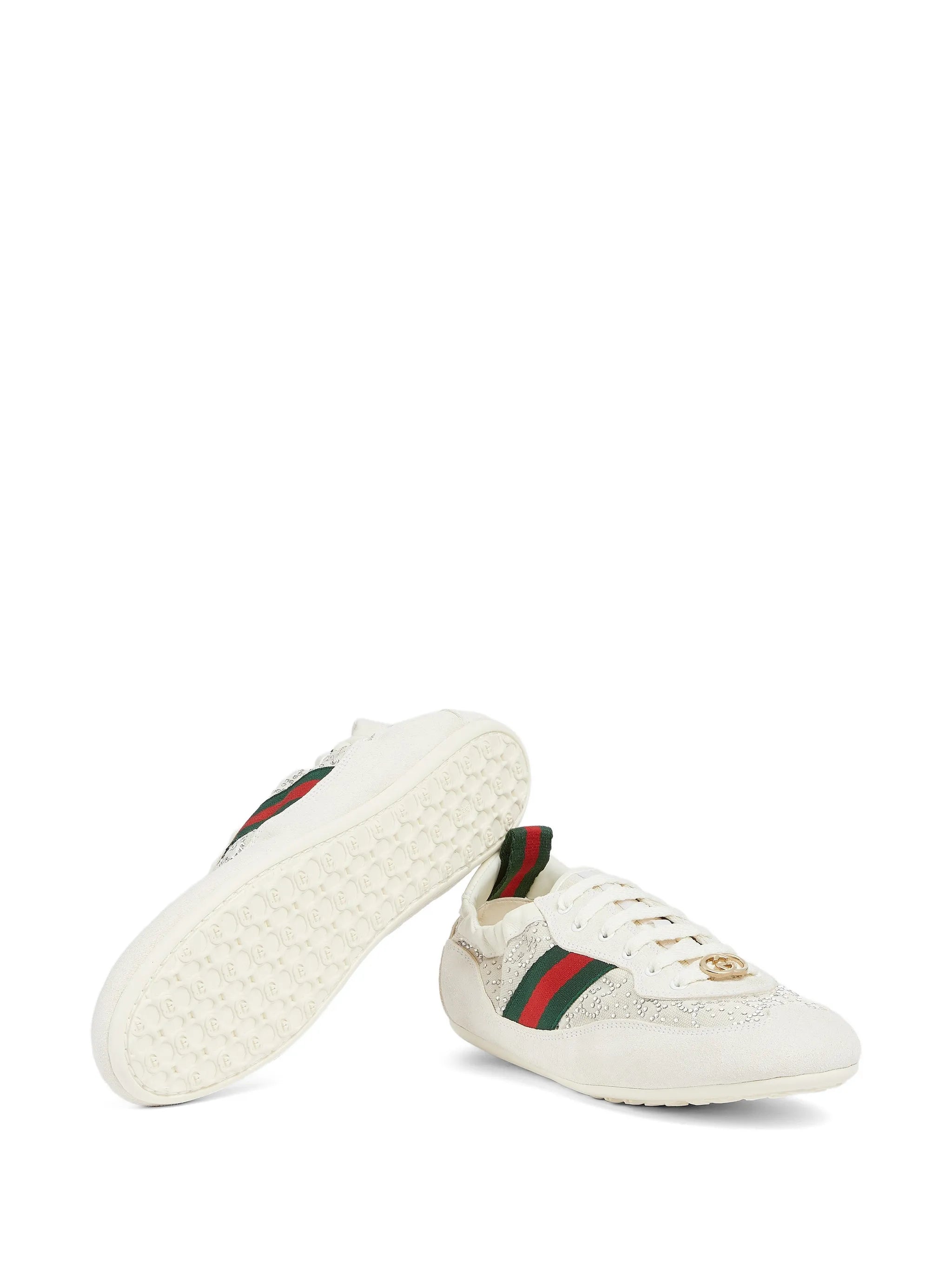 Gucci Gucci Shift GG Crystal Sneakers, view 2
