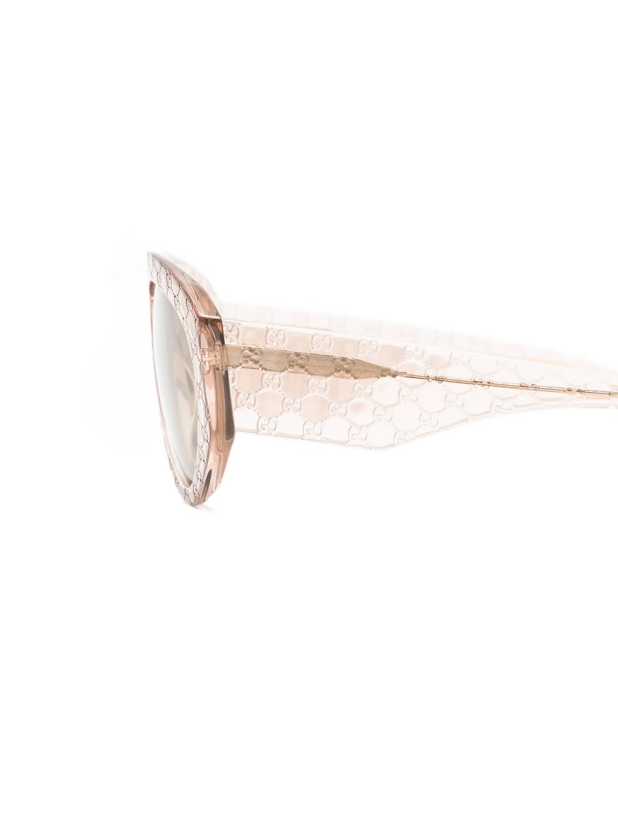 Gucci Gucci GG Monogram Pilot-frame Sunglasses, view 2