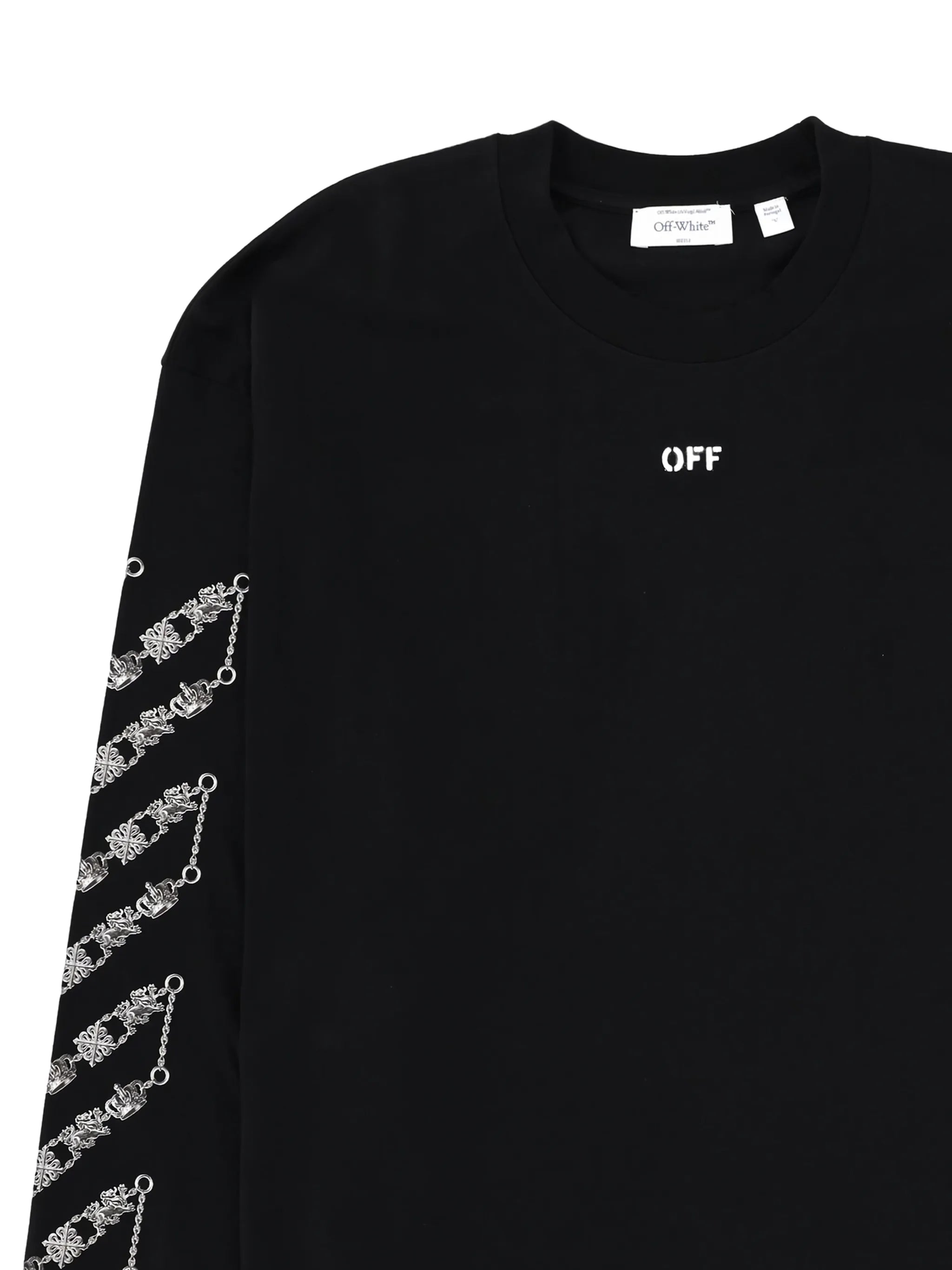 Off-White Off-white Long-sleeve Graphic T-shirt, view 2