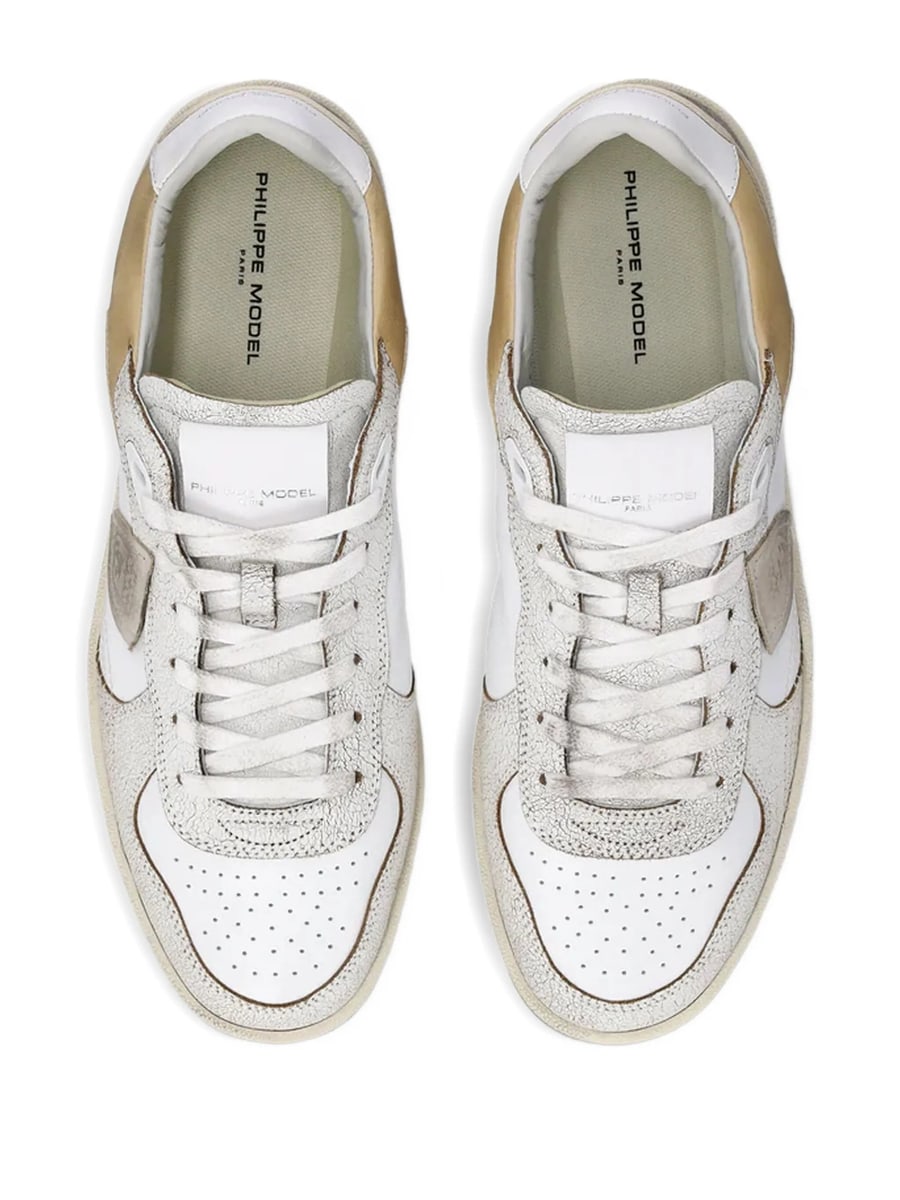 Philippe Model Philippe Model Leather Panel Sneakers, view 2
