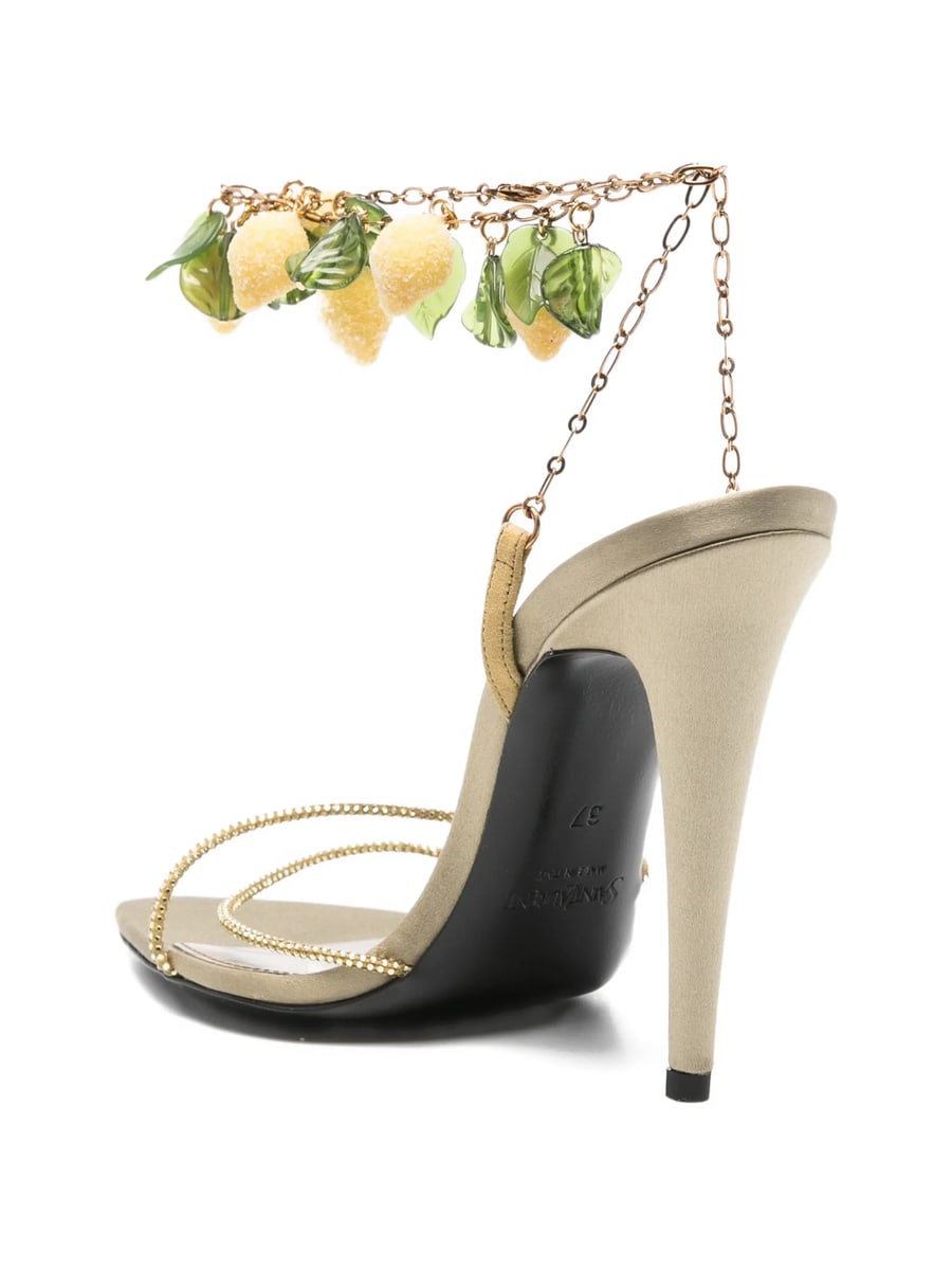 Saint Laurent Saint Laurent Pointed-toe Sandals, view 3