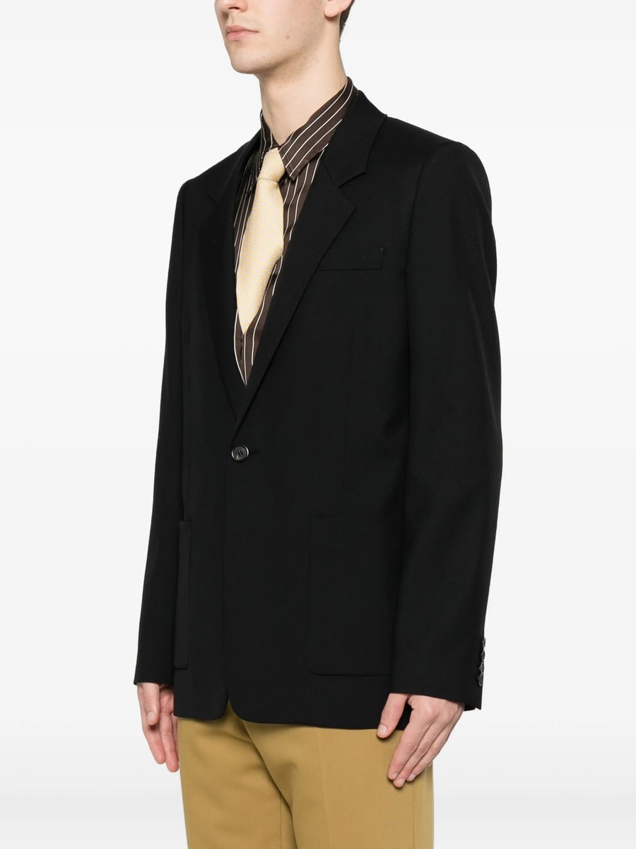 Saint Laurent Saint Laurent Flap-pocket Blazer, view 3