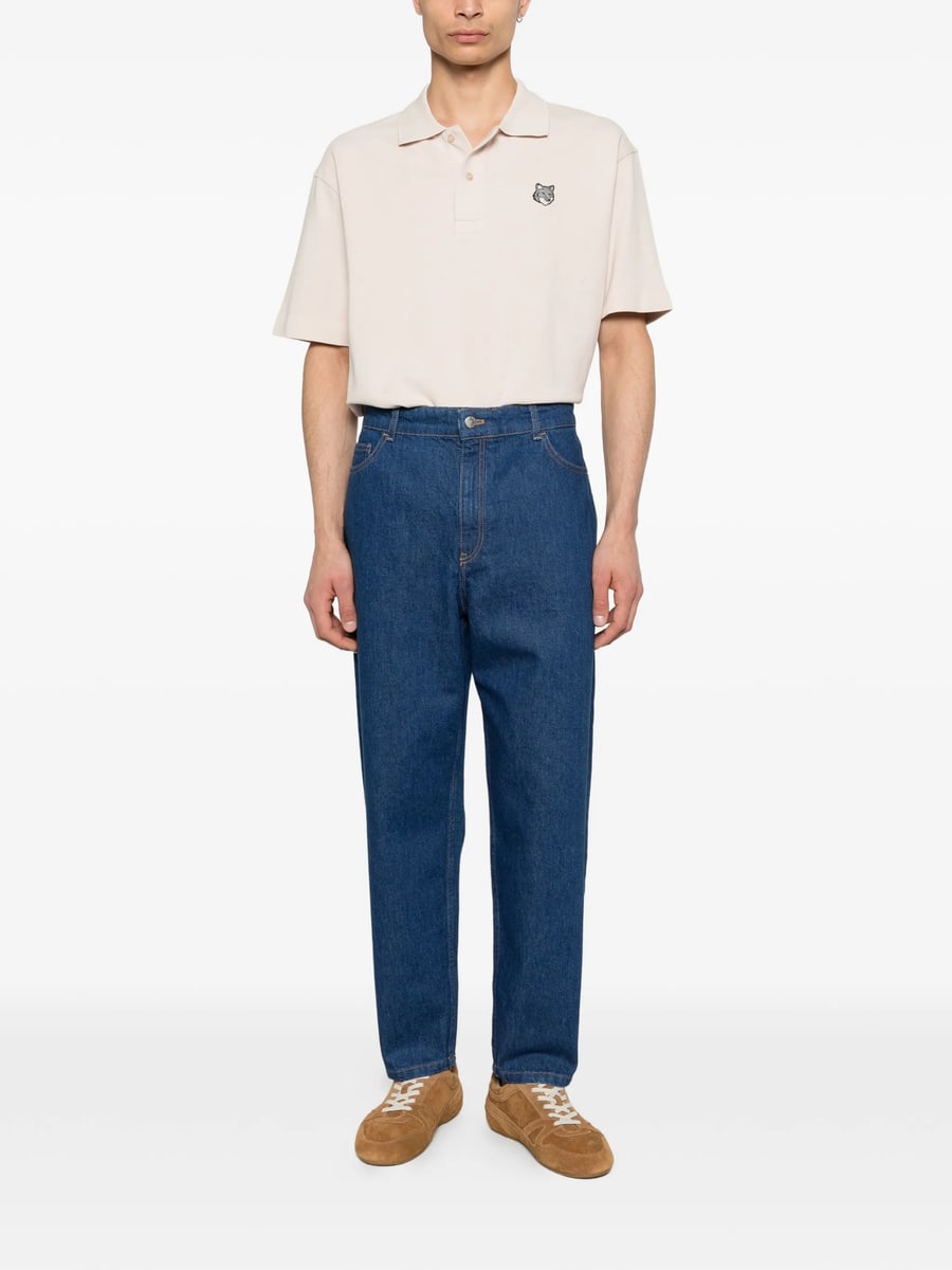 Maison Kitsuné Maison Kitsuné Button-fastening Jeans, view 3