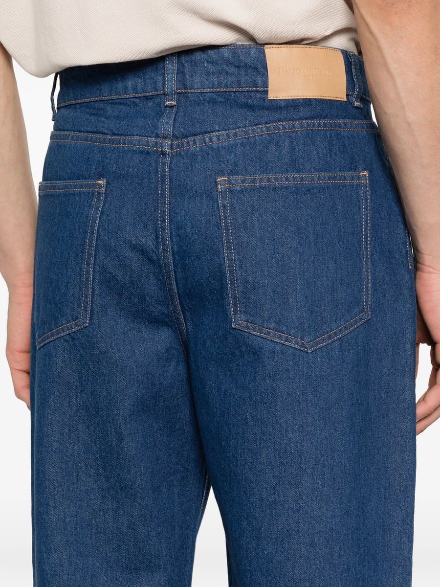 Maison Kitsuné Maison Kitsuné Button-fastening Jeans, view 4