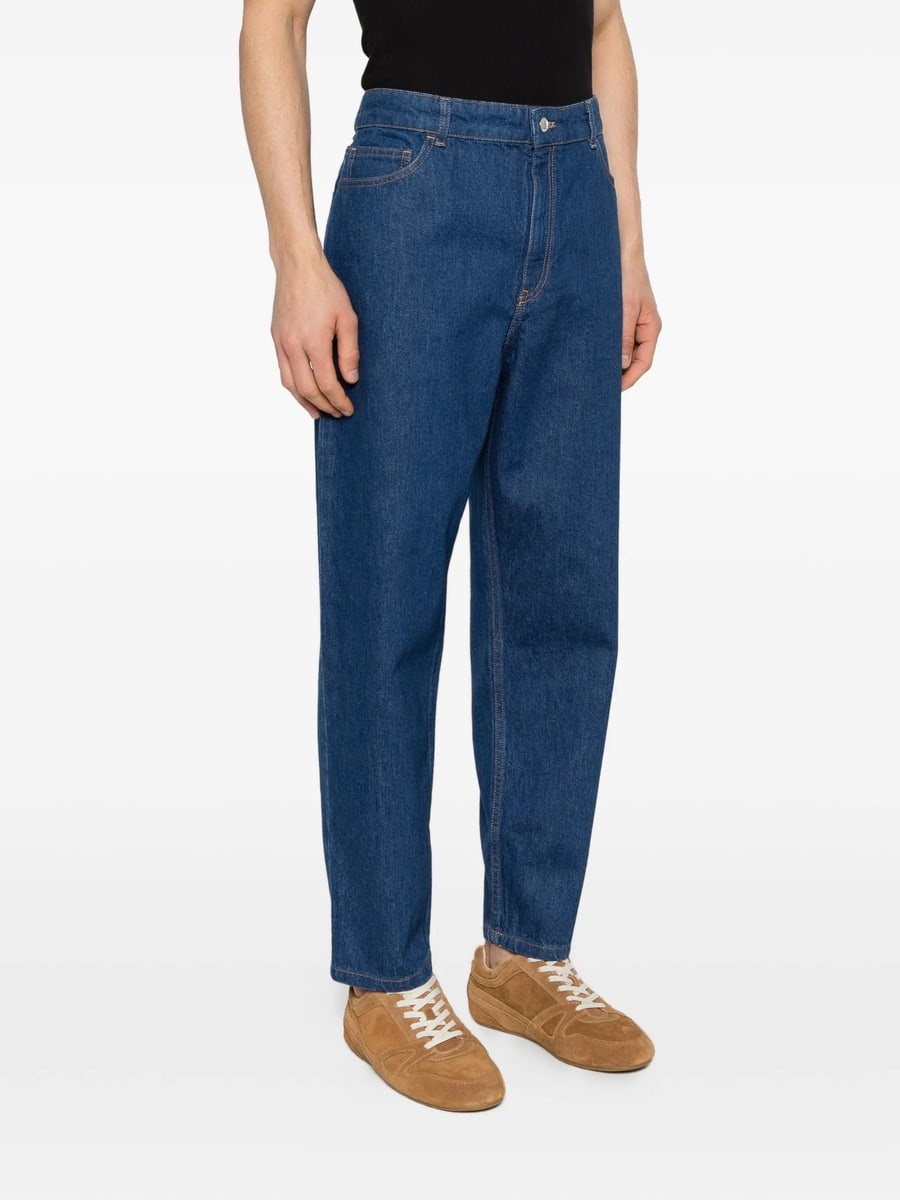 Maison Kitsuné Maison Kitsuné Button-fastening Jeans, view 5