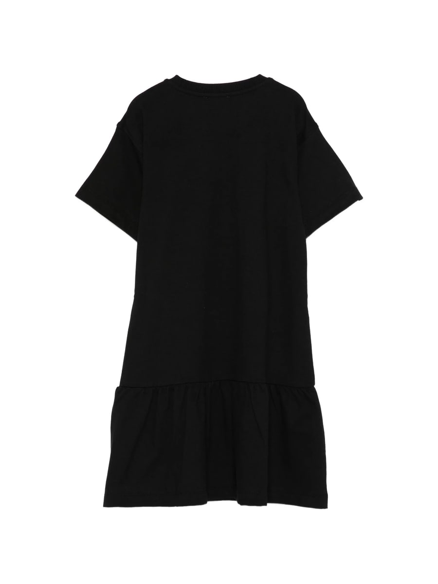 Moschino Moschino Bear-print Ruffled Dress, view 2
