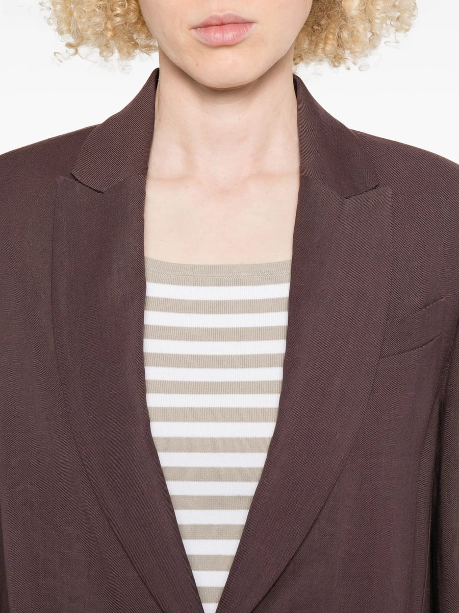 Brunello Cucinelli Brunello Cucinelli Flap-pocket Button Blazer, view 2
