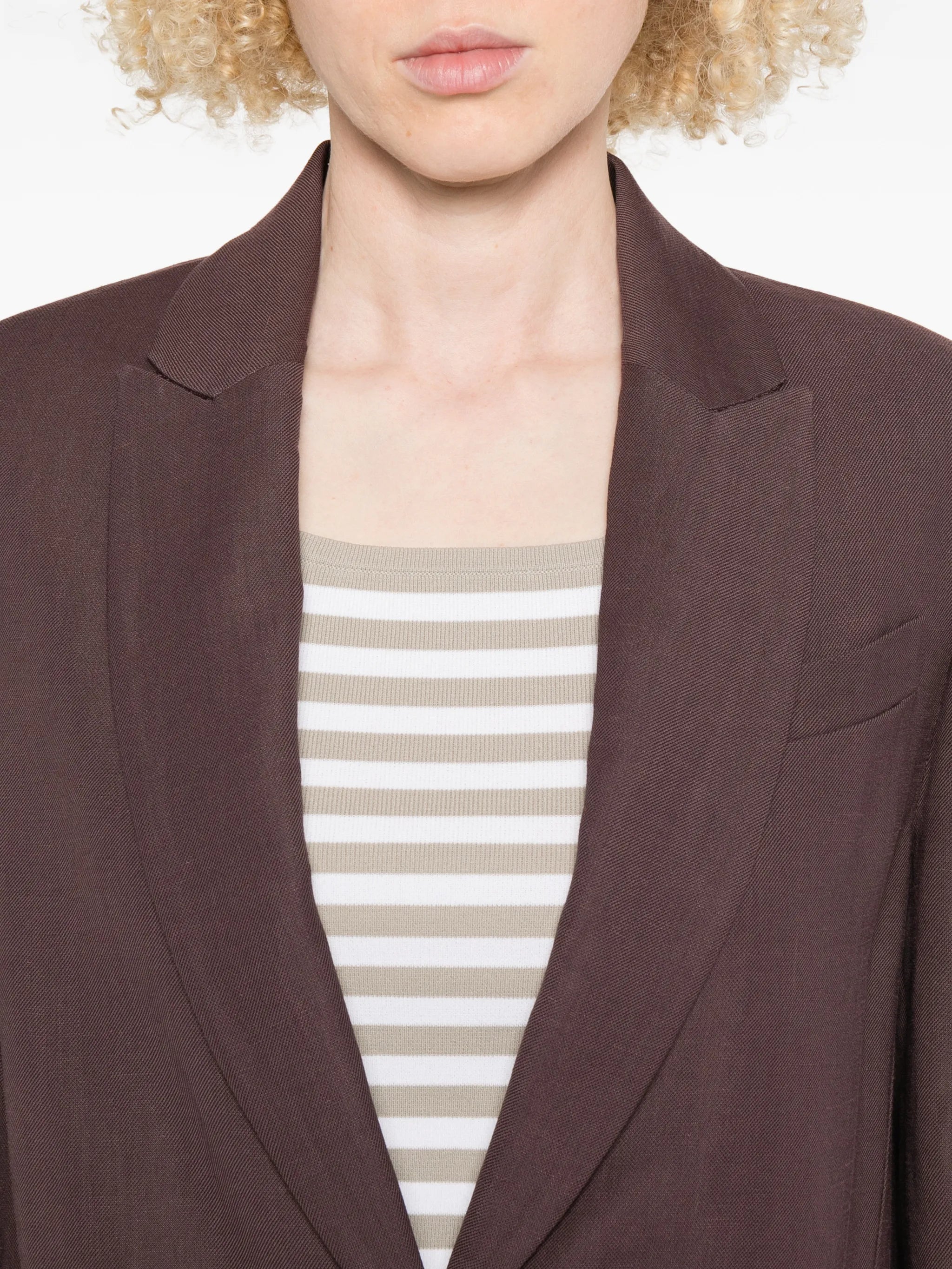 Brunello Cucinelli Brunello Cucinelli Flap-pocket Button Blazer, view 2