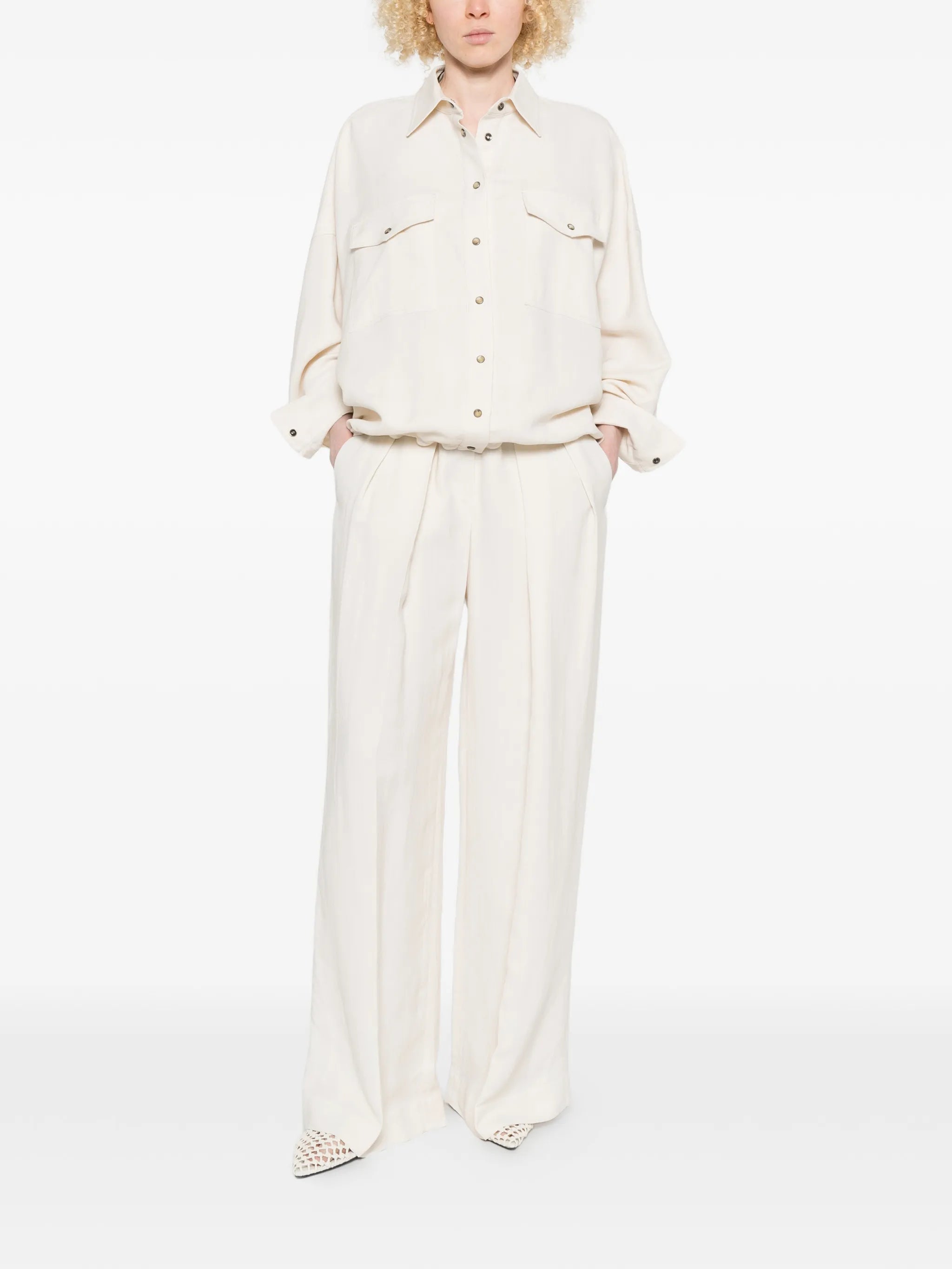 Brunello Cucinelli Brunello Cucinelli Pleated Trousers, view 2