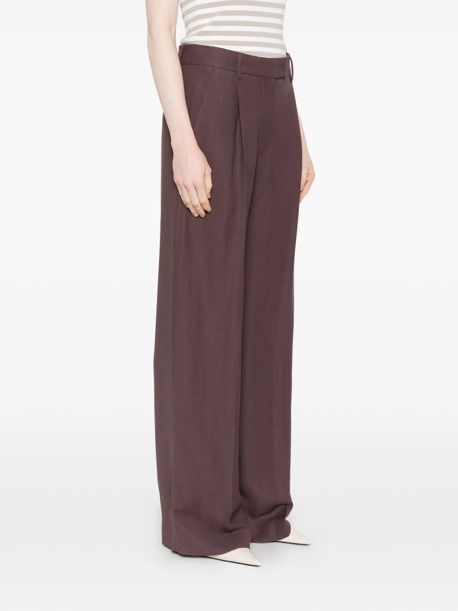 Brunello Cucinelli Brunello Cucinelli Pleated Wide-leg Trousers, view 4