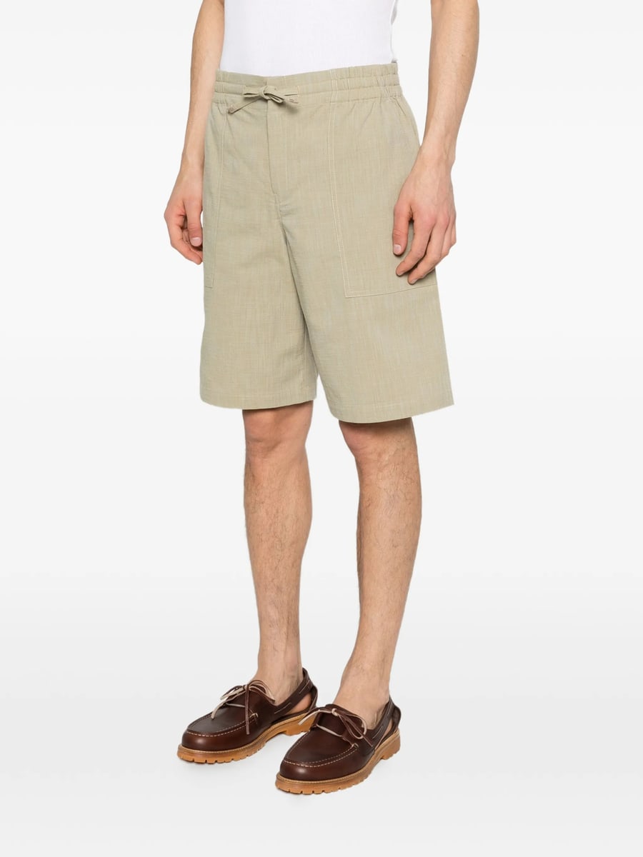 Drole De Monsieur Drole De Monsieur Drawstring Patch-pocket Shorts, view 5