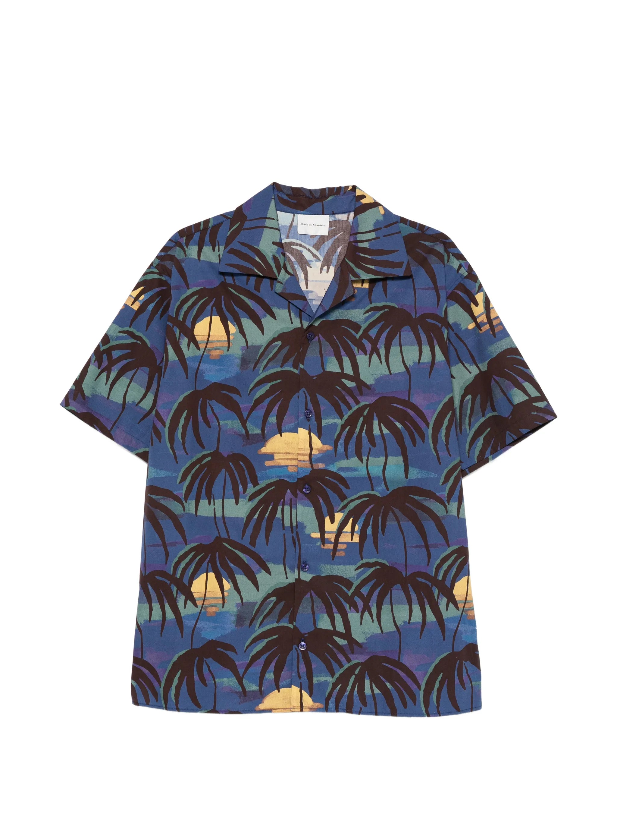 Drole De Monsieur Drole De Monsieur Palm Button Shirt