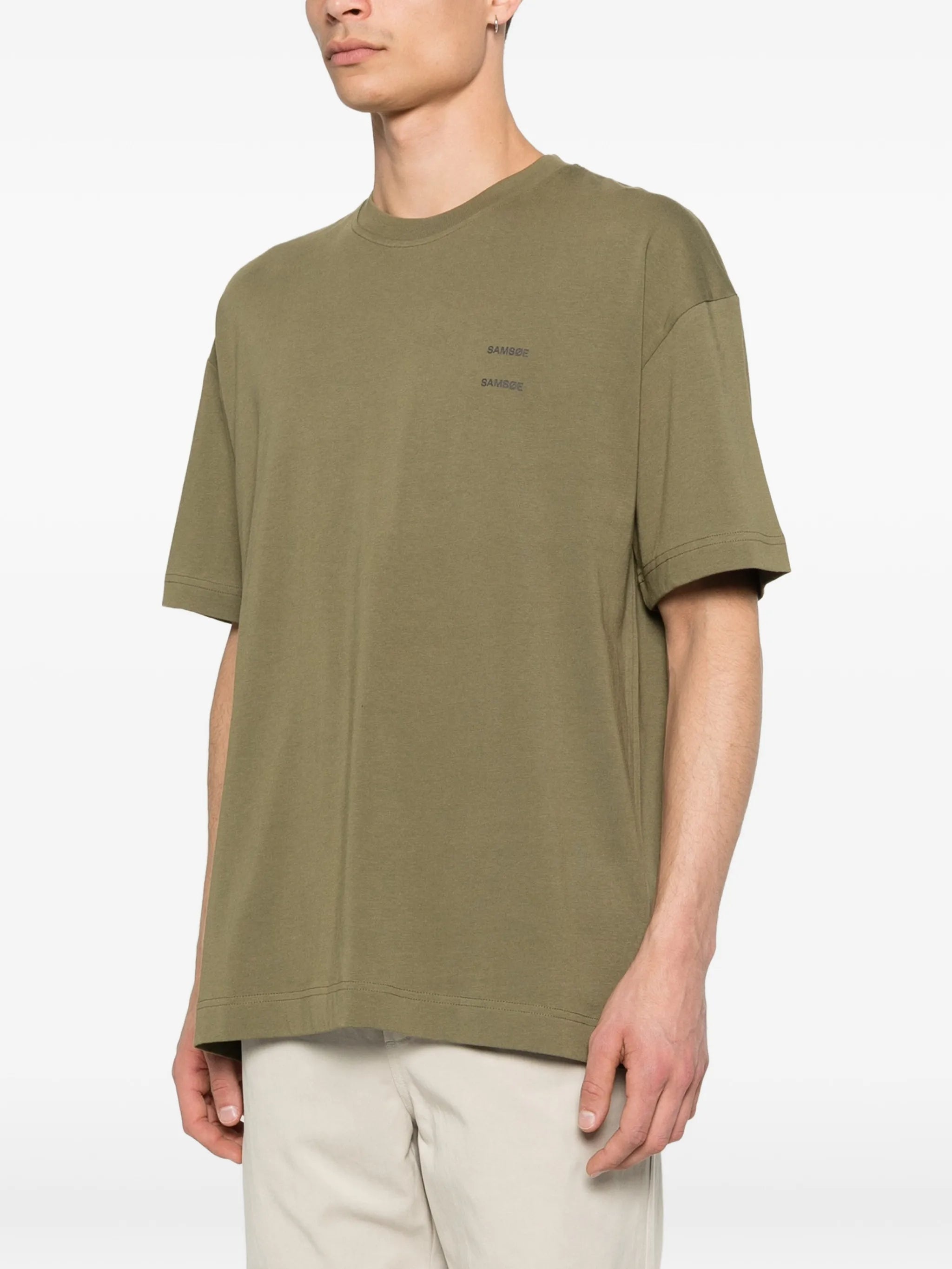 Samsoe Samsoe Samsoe Samsoe Joel Logo Short-sleeve T-shirt, view 2