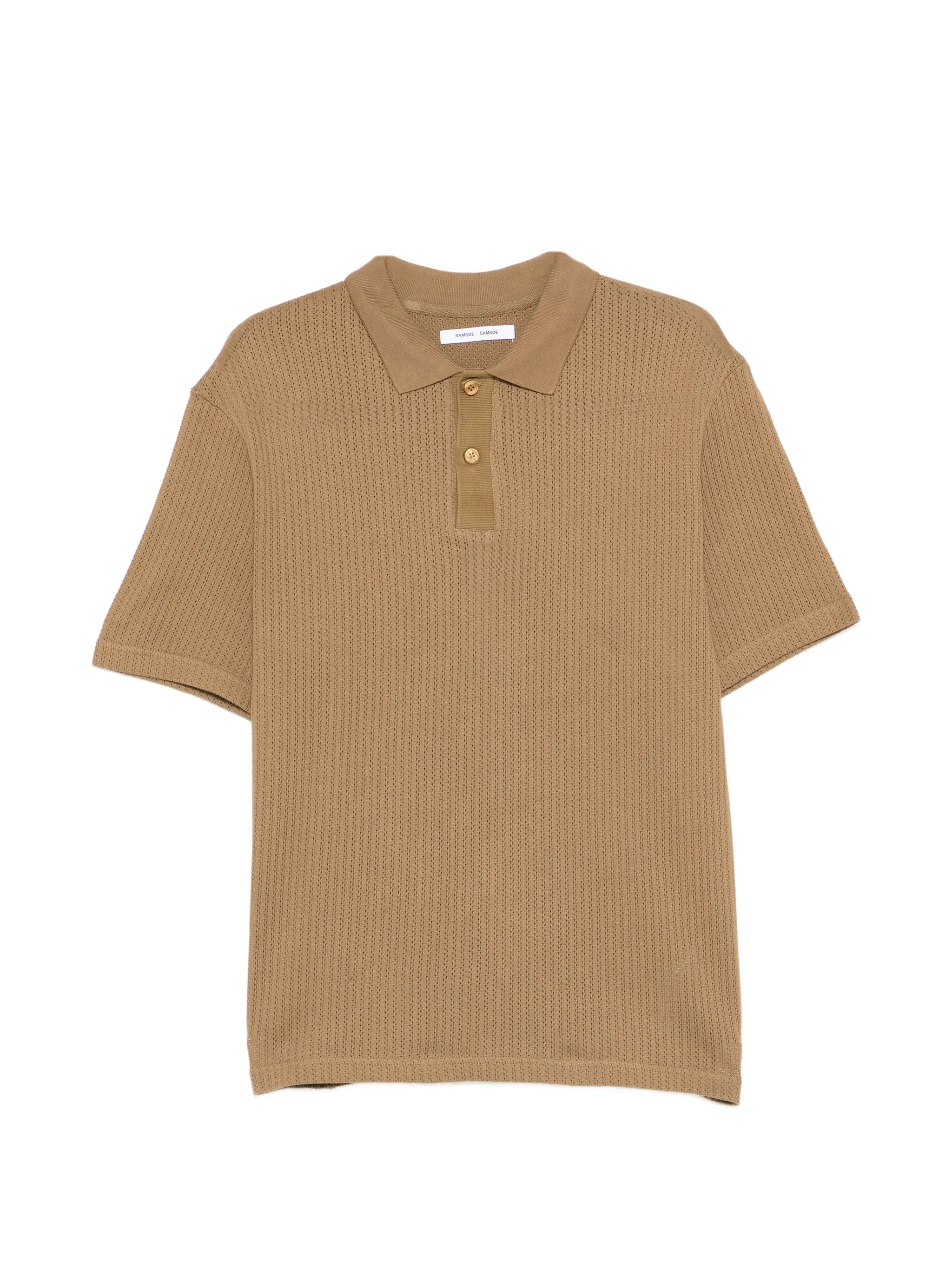 Samsoe Samsoe Samsoe Samsoe Sajase Button Knitted Polo Shirt