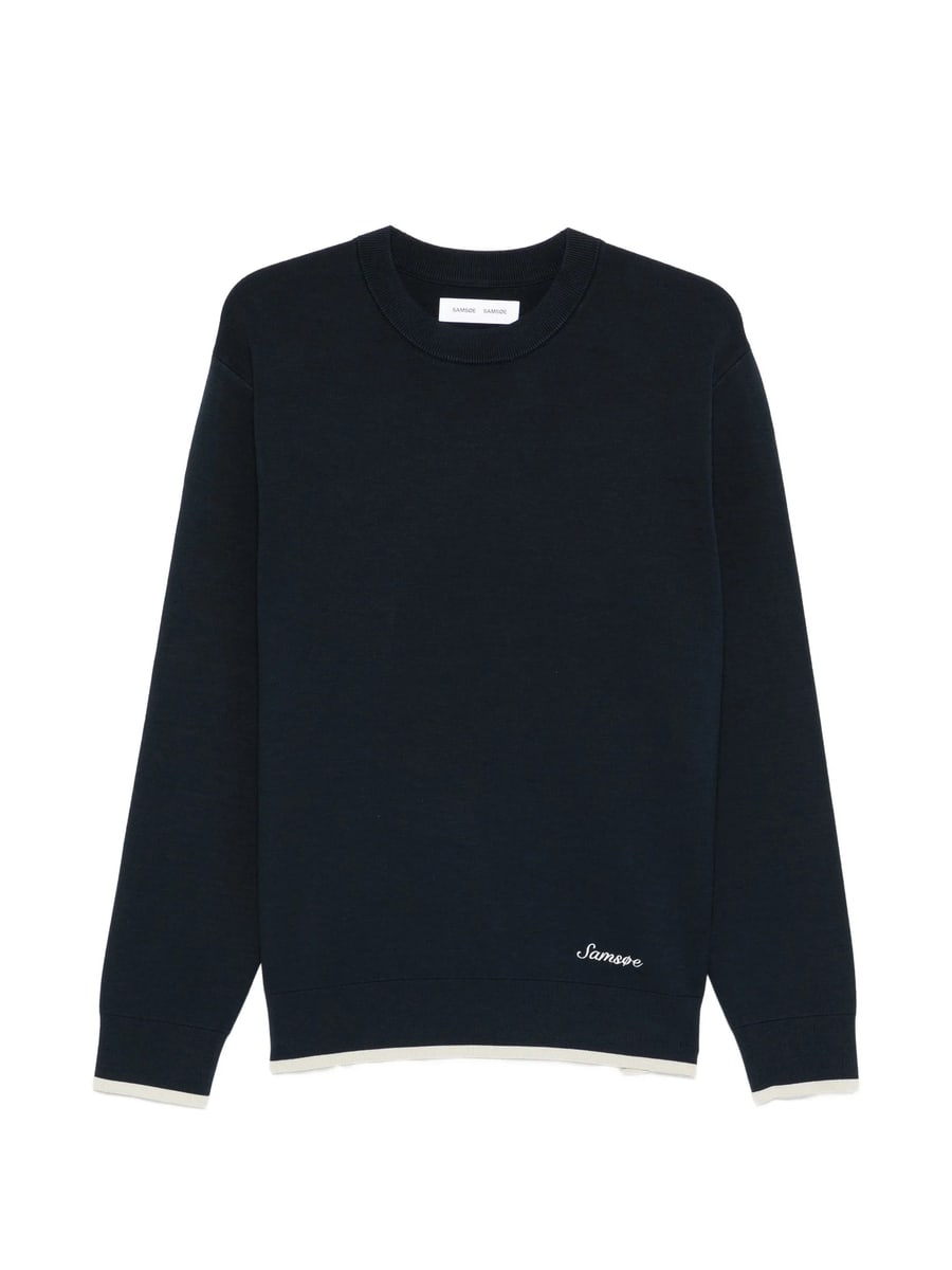 Samsoe Samsoe Samsoe Samsoe Crewneck Logo Sweater