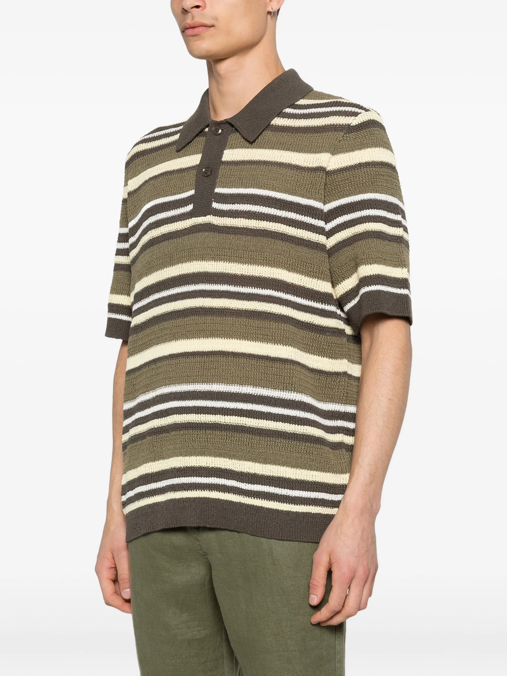 Samsoe Samsoe Samsoe Samsoe Samarco Striped Polo Shirt, view 2