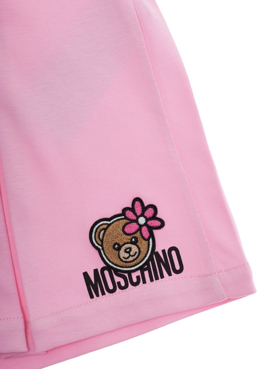 Moschino Moschino Embroidery Pleated Shorts, view 3