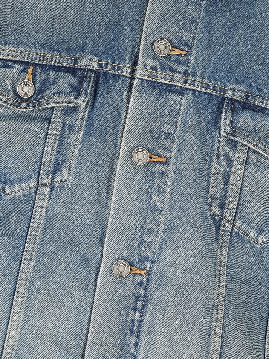 Saint Laurent Saint Laurent Pocket Denim Jacket, view 2