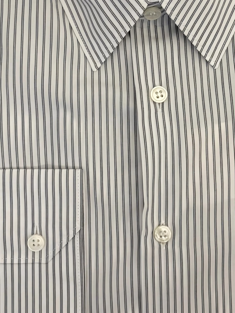 Saint Laurent Saint Laurent Striped Buttoned Shirt, view 2