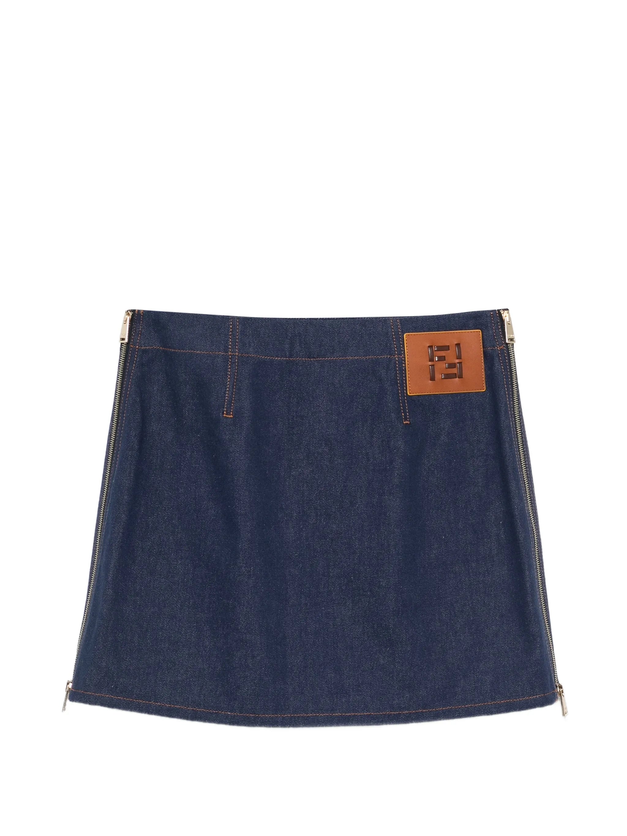 Fendi Fendi Mini Denim Skirt