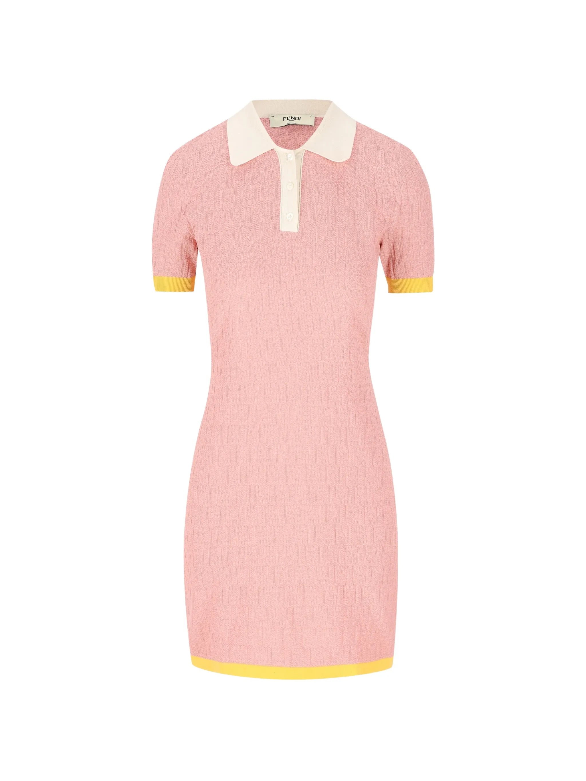 Fendi Fendi FF Jacquard Polo Dress