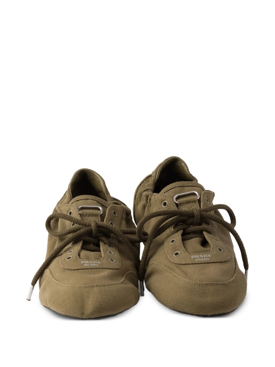 Prada Prada Collapse Canvas Sneakers, view 4