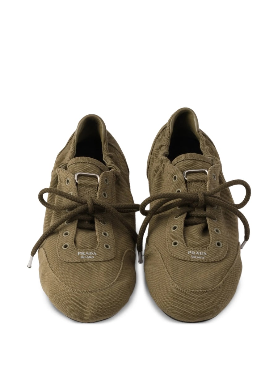 Prada Prada Collapse Canvas Sneakers, view 5
