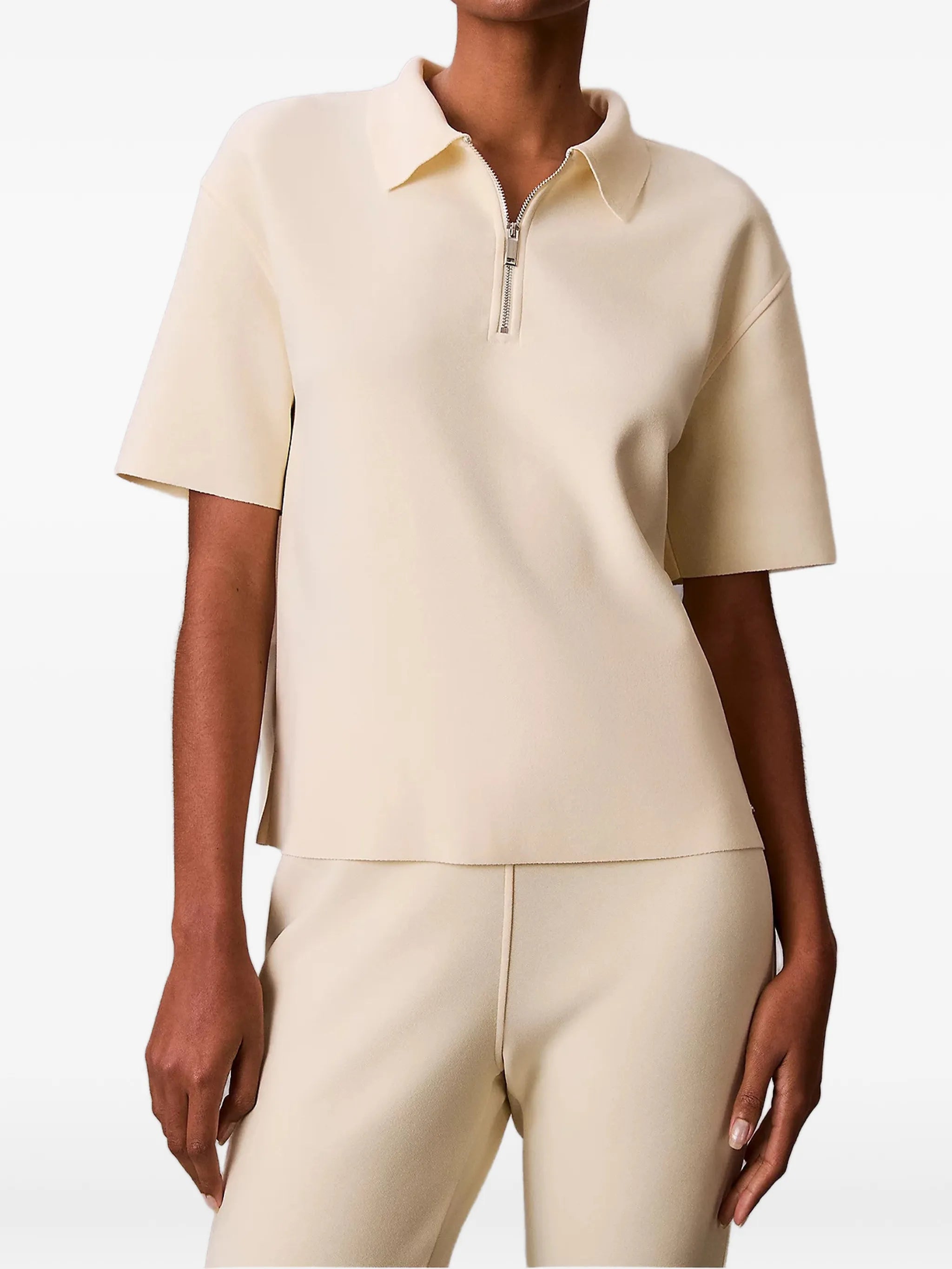 Calvin Klein Calvin Klein Zip Front Polo Shirt