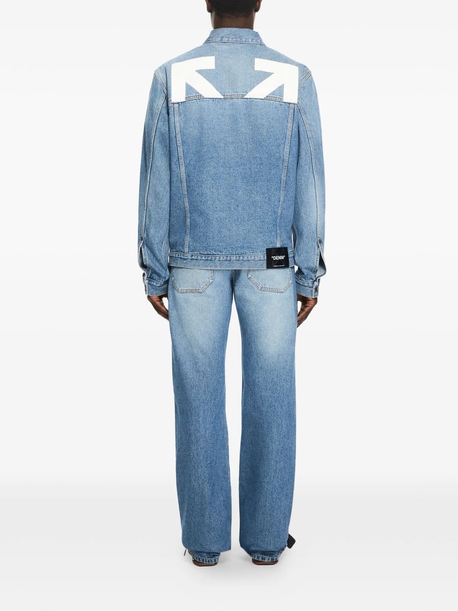 Off-White Off-white Half Arrow Denim Skate Jacket, view 2